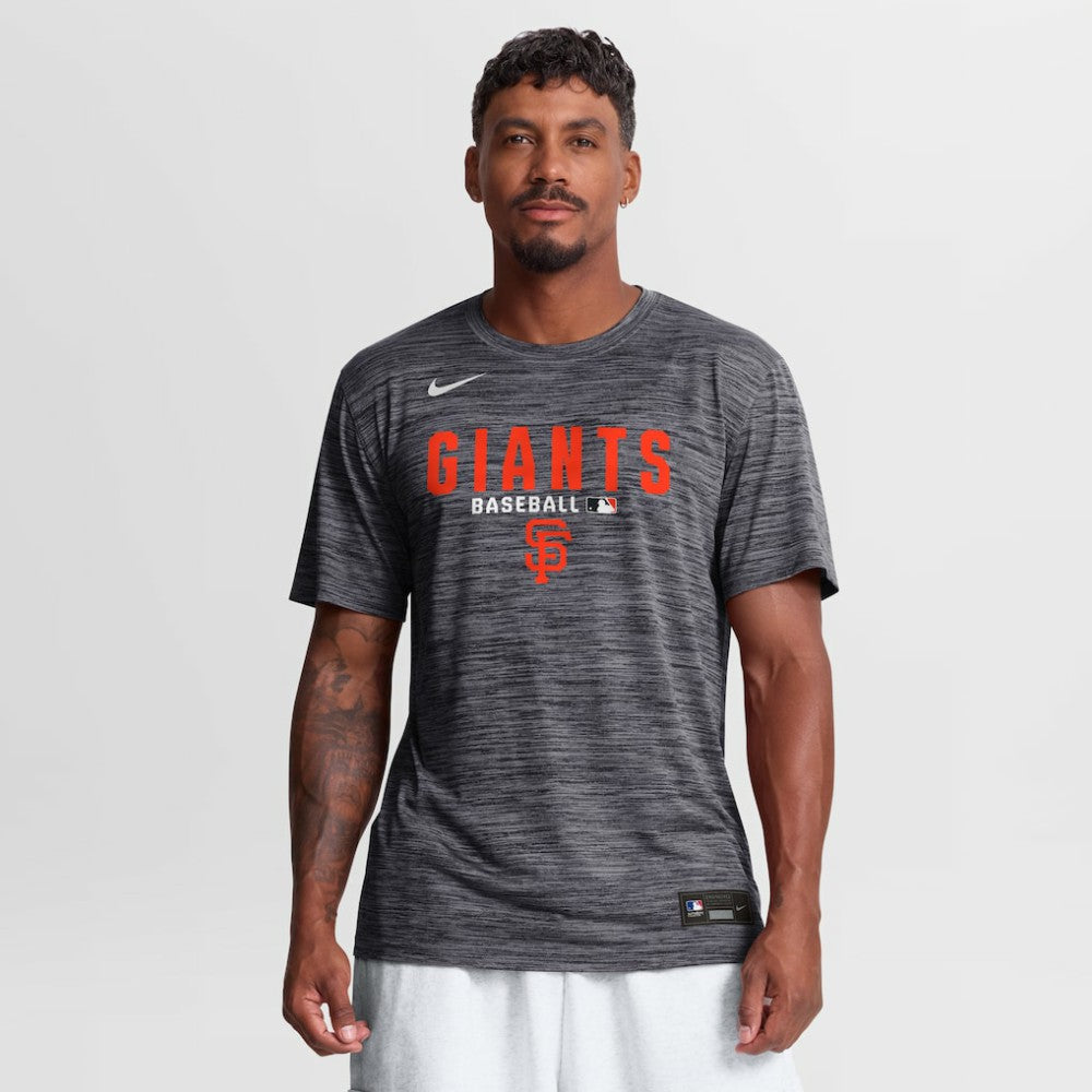 San Francisco Giants Nike Authentic Collection Velocity Dri-FIT T-Shirt - Black - Nike on Sale