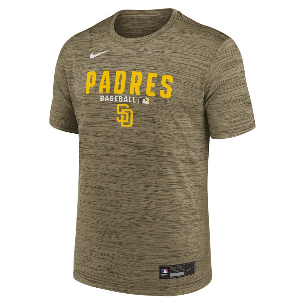 San Diego Padres Nike Authentic Collection Velocity Dri-FIT T-Shirt - Brown - Nike Lifestyle