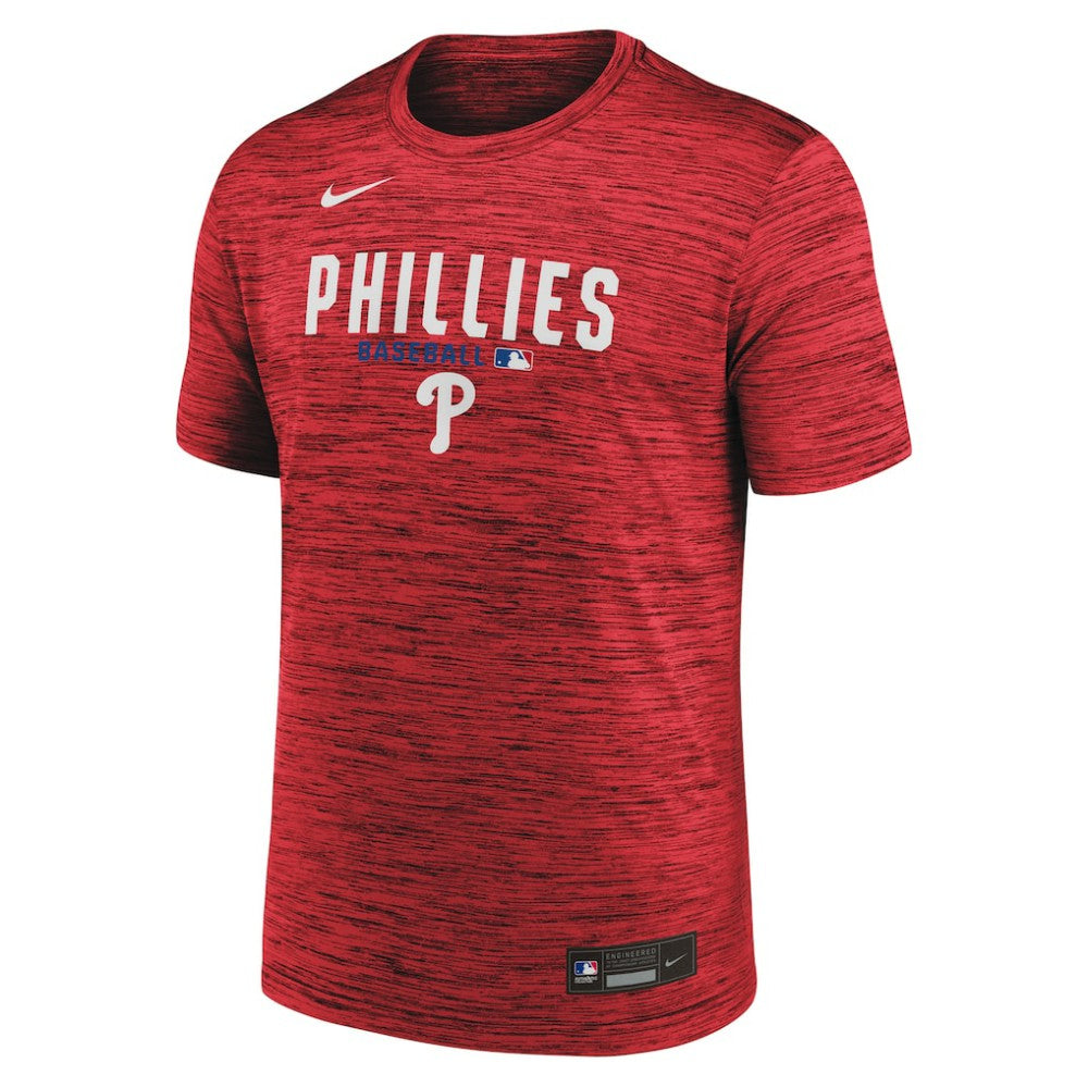 Philadelphia Phillies Nike Authentic Collection Velocity Dri-FIT T-Shirt - Red - Nike Sale