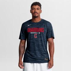 Cleveland Guardians Nike Authentic Collection Velocity Dri-FIT T-Shirt - Navy - Nike Online