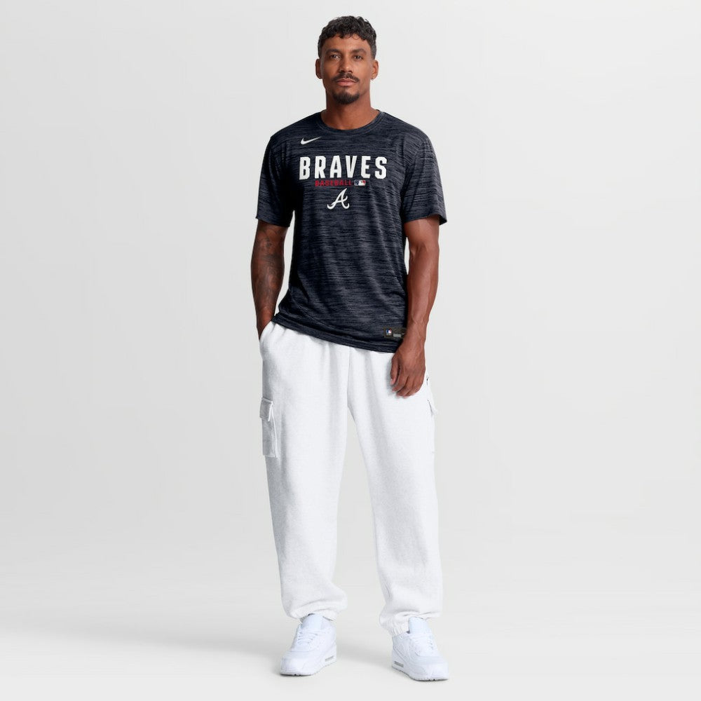 Atlanta Braves Nike Authentic Collection Velocity Dri-FIT T-Shirt - Navy - Nike Lifestyle