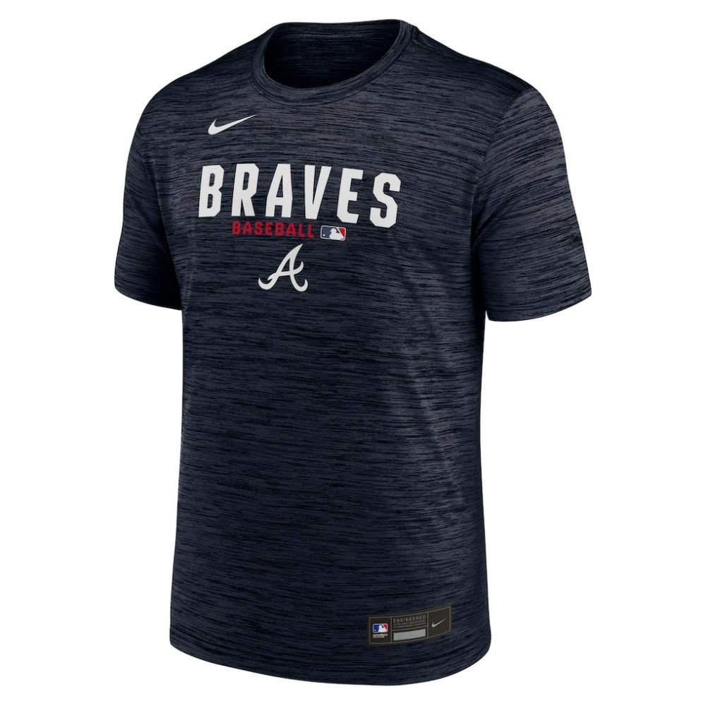 Atlanta Braves Nike Authentic Collection Velocity Dri-FIT T-Shirt - Navy - Nike Lifestyle