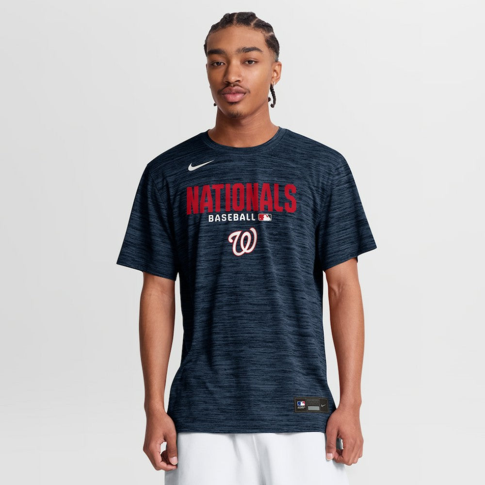 Washington Nationals Nike Authentic Collection Velocity Dri-FIT T-Shirt - Navy - Nike Sale