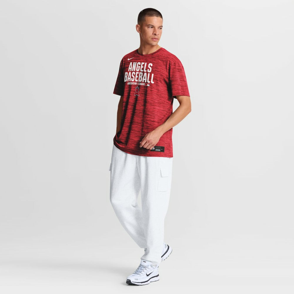Los Angeles Angels Nike Authentic Collection Velocity Dri-FIT T-Shirt - Red - Nike Lifestyle
