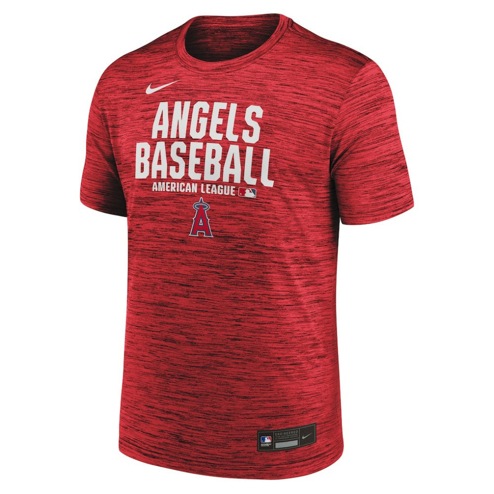 Los Angeles Angels Nike Authentic Collection Velocity Dri-FIT T-Shirt - Red - Nike Lifestyle