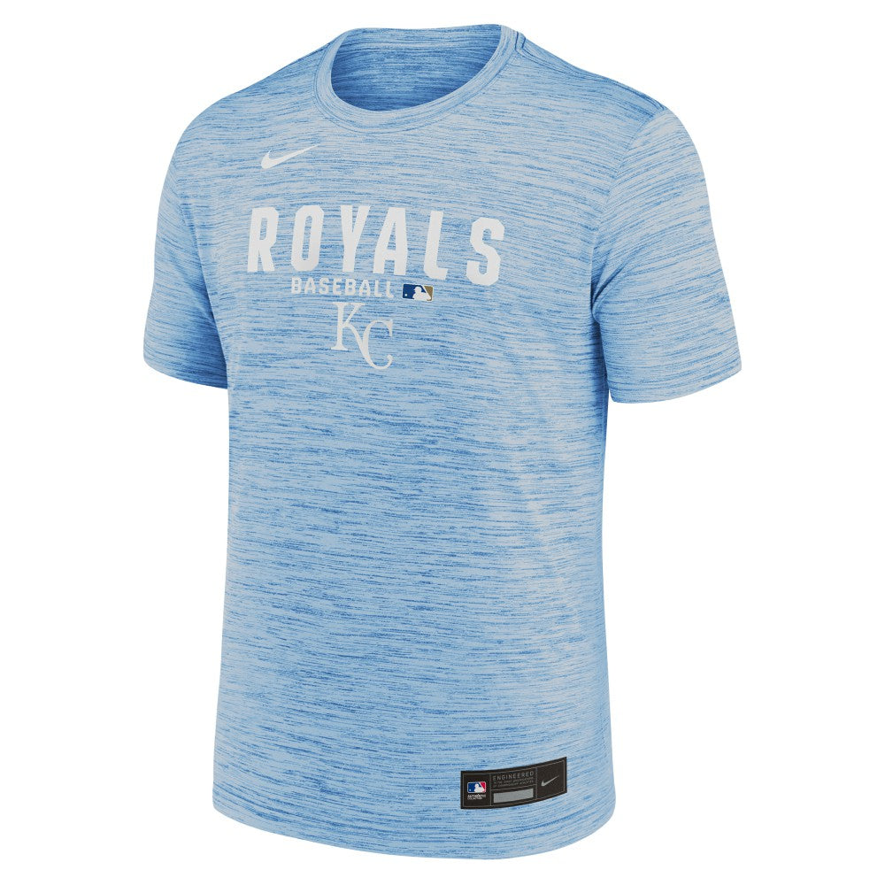 Kansas City Royals Nike Authentic Collection Velocity Dri-FIT T-Shirt - Light Blue - Nike Sale