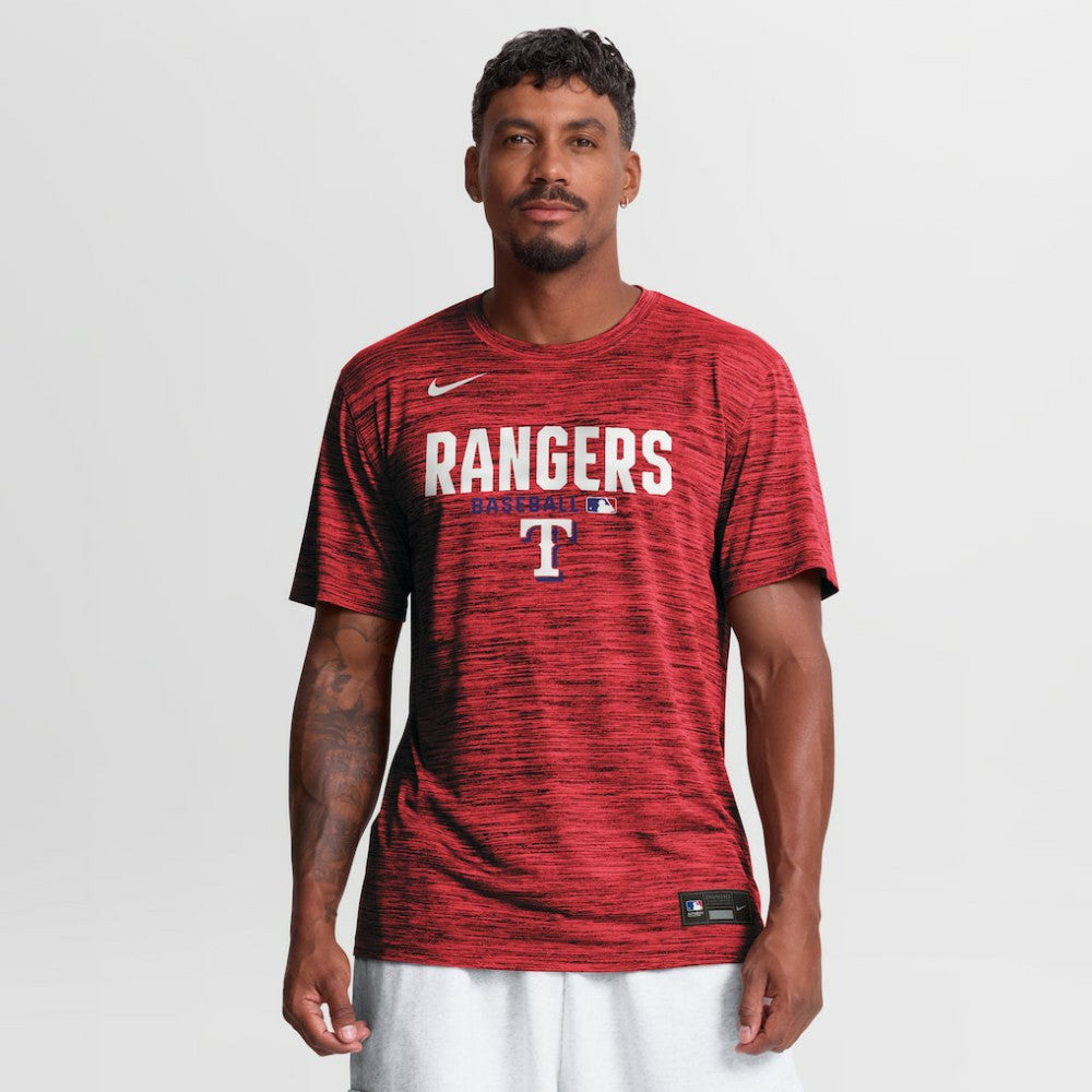 Texas Rangers Nike Authentic Collection Velocity Dri-FIT T-Shirt - Red - Nike Lifestyle