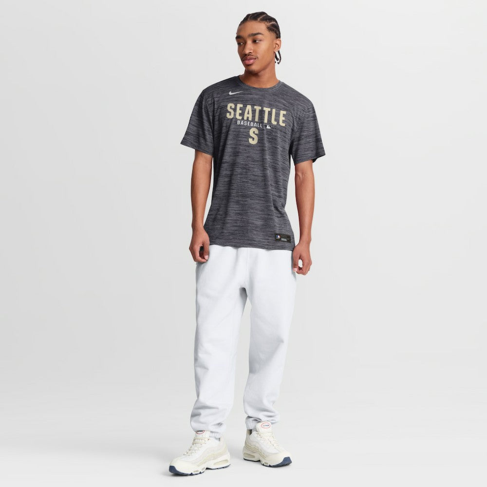 Seattle Mariners Nike Authentic Collection Velocity Dri-FIT T-Shirt - Black - Nike Discount