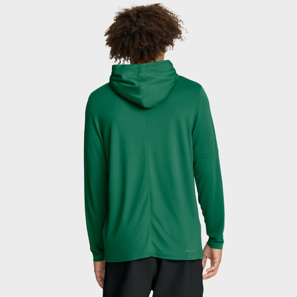 Athletics Nike Authentic Collection Dri-FIT Long Sleeve Hooded T-Shirt - Kelly Green - Nike Discount