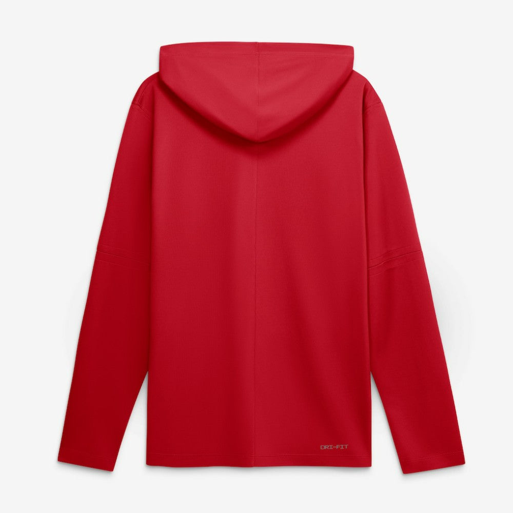 Philadelphia Phillies Nike Authentic Collection Dri-FIT Long Sleeve Hooded T-Shirt - Red - Nike Lifestyle
