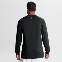 Los Angeles Dodgers Nike Authentic Collection Game Time Raglan Long Sleeve T-Shirt - Black - Nike Sale