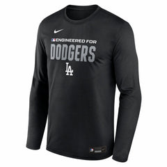 Los Angeles Dodgers Nike Authentic Collection Legend Dri-FIT Long Sleeve T-Shirt - Black - Nike on Sale