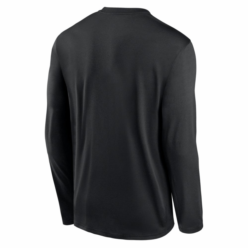 Los Angeles Dodgers Nike Authentic Collection Legend Dri-FIT Long Sleeve T-Shirt - Black - Nike on Sale