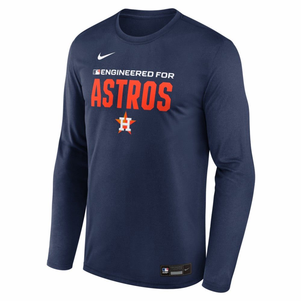 Houston Astros Nike Authentic Collection Legend Dri-FIT Long Sleeve T-Shirt - Navy - Nike on Sale