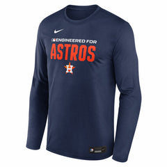 Houston Astros Nike Authentic Collection Legend Dri-FIT Long Sleeve T-Shirt - Navy - Nike on Sale