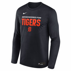 Detroit Tigers Nike Authentic Collection Legend Dri-FIT Long Sleeve T-Shirt - Navy - Nike on Sale