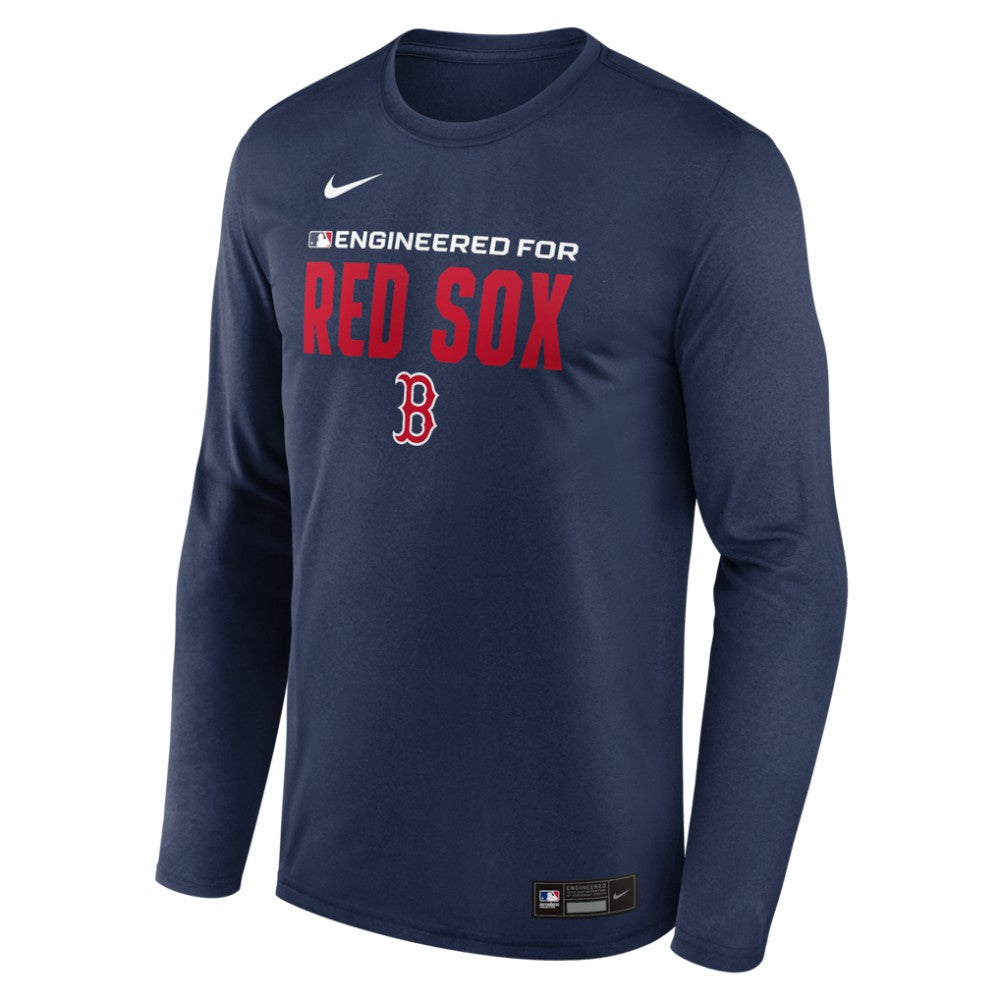 Boston Red Sox Nike Authentic Collection Legend Dri-FIT Long Sleeve T-Shirt - Navy - Nike on Sale