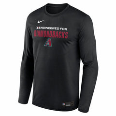 Arizona Diamondbacks Nike Authentic Collection Legend Dri-FIT Long Sleeve T-Shirt - Black - Nike on Sale