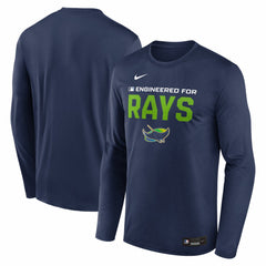 Tampa Bay Rays Nike Authentic Collection Legend Dri-FIT Long Sleeve T-Shirt - Navy - Nike on Sale