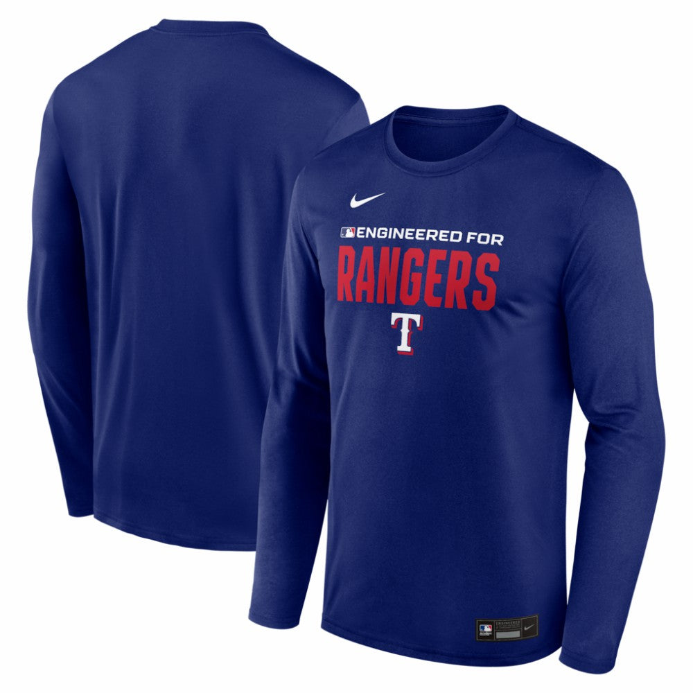 Texas Rangers Nike Authentic Collection Legend Dri-FIT Long Sleeve T-Shirt - Royal - Nike Online