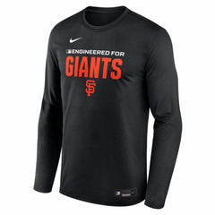 San Francisco Giants Nike Authentic Collection Legend Dri-FIT Long Sleeve T-Shirt - Black - Nike on Sale