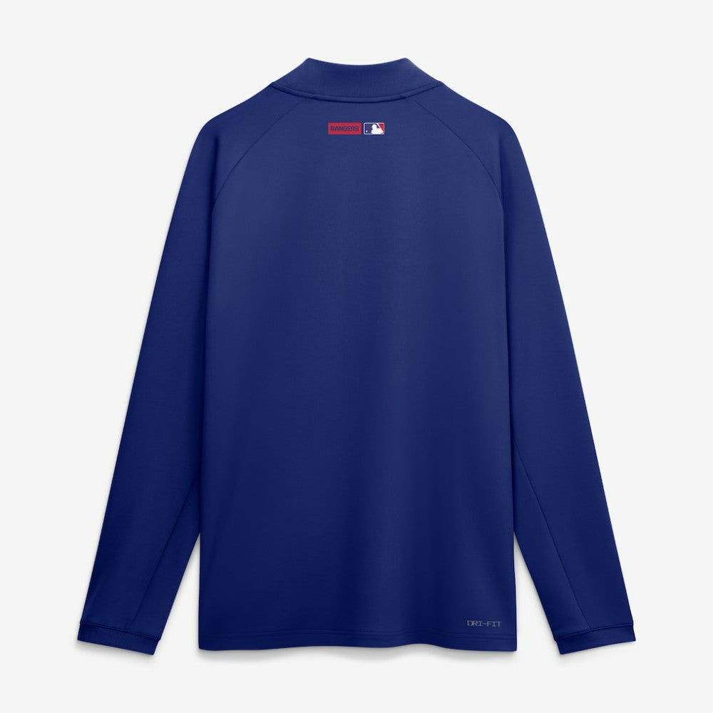 Texas Rangers Nike Authentic Collection Dri-FIT Raglan Half-Zip Pullover - Royal - Nike Sale
