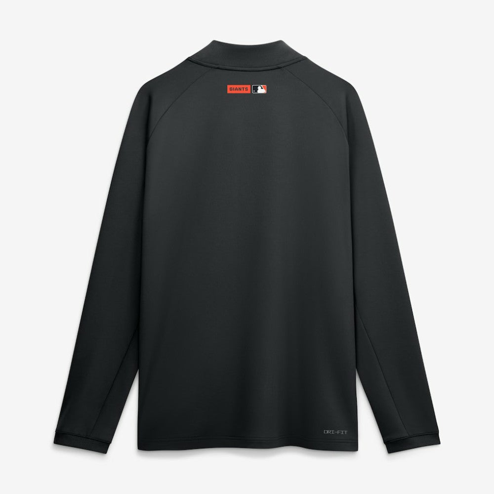 San Francisco Giants Nike Authentic Collection Dri-FIT Raglan Half-Zip Pullover - Black - Nike Sale