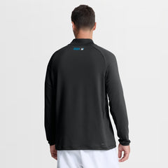 Miami Marlins Nike Authentic Collection Dri-FIT Raglan Half-Zip Pullover - Black - Nike Sale