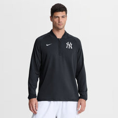 New York Yankees Nike Authentic Collection Dri-FIT Raglan Half-Zip Pullover - Navy - Nike on Sale