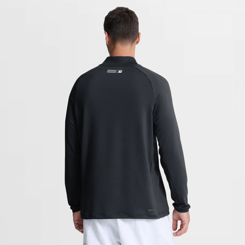 New York Yankees Nike Authentic Collection Dri-FIT Raglan Half-Zip Pullover - Navy - Nike on Sale
