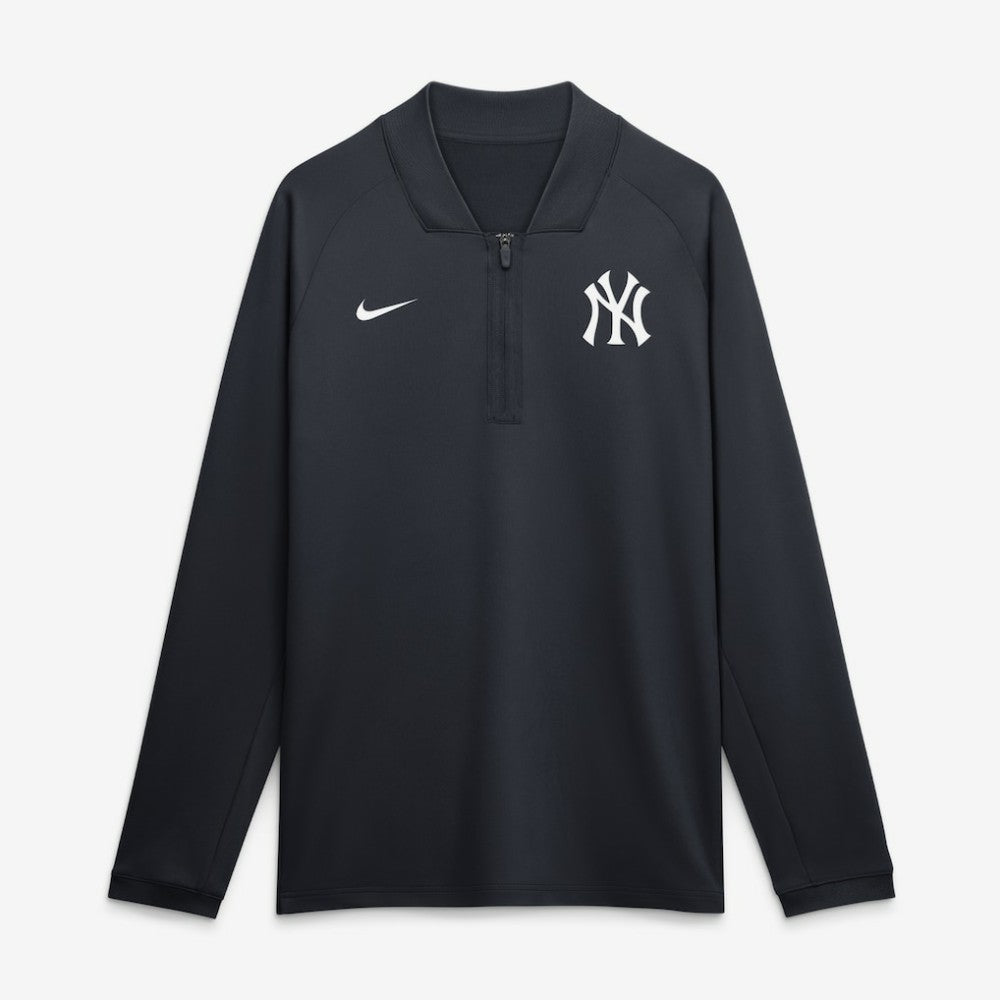 New York Yankees Nike Authentic Collection Dri-FIT Raglan Half-Zip Pullover - Navy - Nike on Sale
