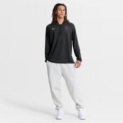 New York Mets Nike Authentic Collection Dri-FIT Raglan Half-Zip Pullover - Black - Nike Sale