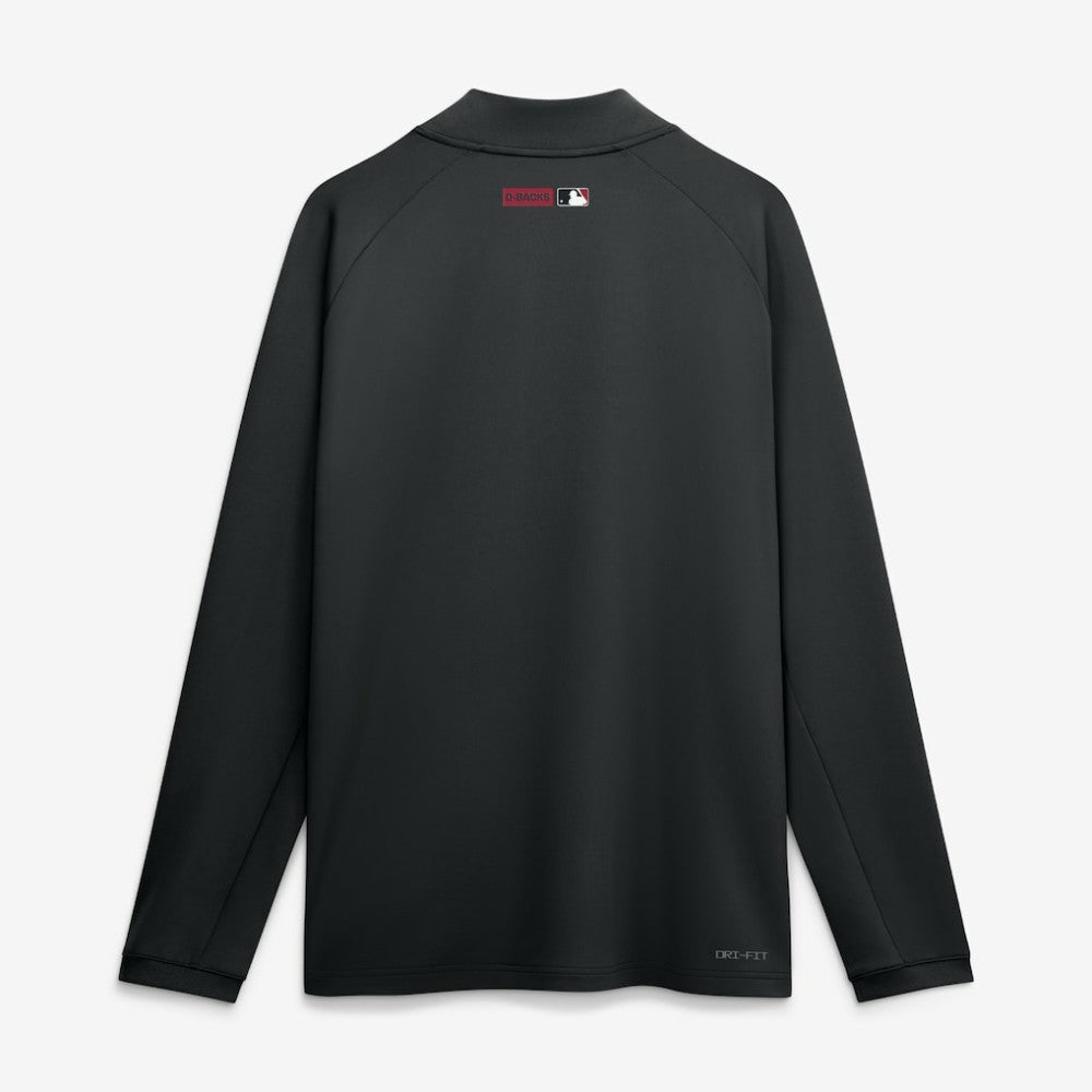 Arizona Diamondbacks Nike Authentic Collection Dri-FIT Raglan Half-Zip Pullover - Black - Nike Sale