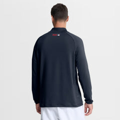 Atlanta Braves Nike Authentic Collection Dri-FIT Raglan Half-Zip Pullover - Navy - Nike on Sale