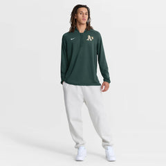 Athletics Nike Authentic Collection Dri-FIT Raglan Half-Zip Pullover - Green - Nike Discount
