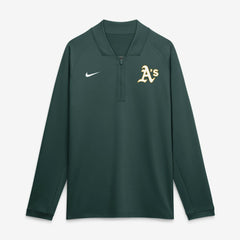 Athletics Nike Authentic Collection Dri-FIT Raglan Half-Zip Pullover - Green - Nike Discount