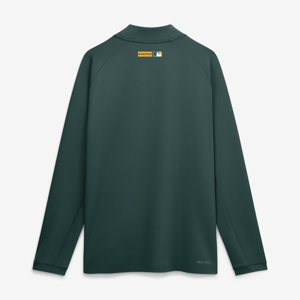 Athletics Nike Authentic Collection Dri-FIT Raglan Half-Zip Pullover - Green - Nike Discount