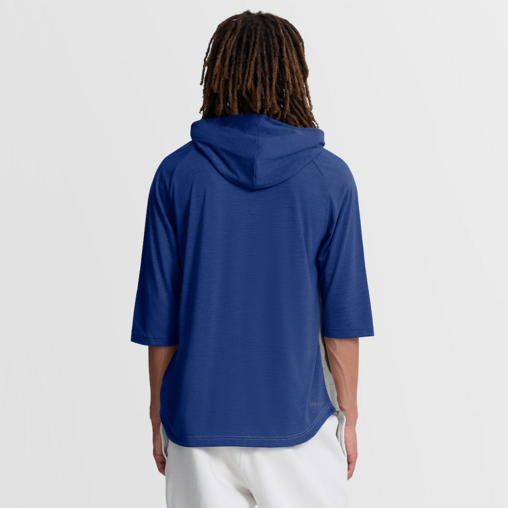 Kansas City Royals Nike Authentic Collection Flux Dri-FIT Raglan 3/4-Sleeve Hooded T-Shirt - Gray - Nike on Sale