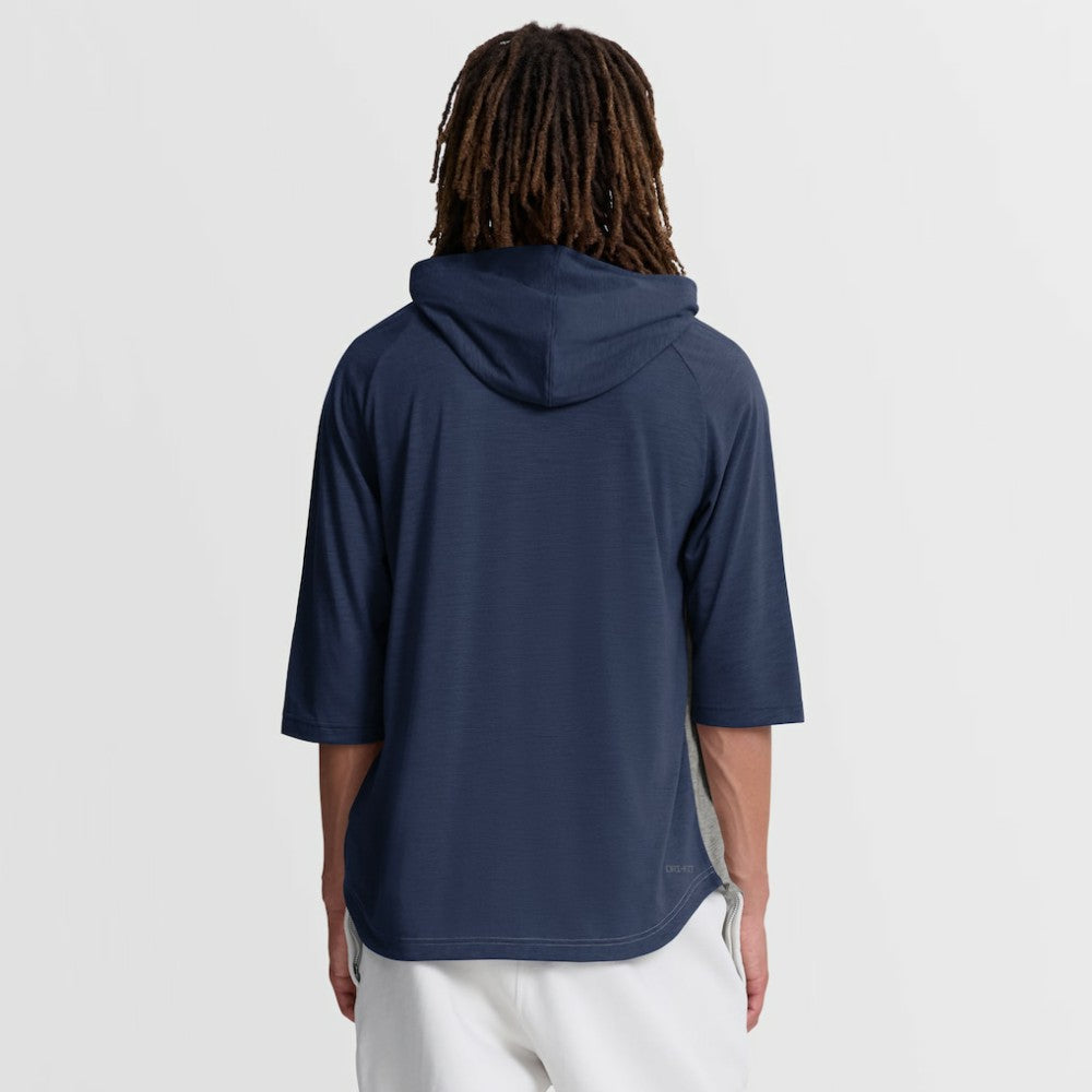 Boston Red Sox Nike Authentic Collection Flux Dri-FIT Raglan 3/4-Sleeve Hooded T-Shirt - Gray - Nike Discount