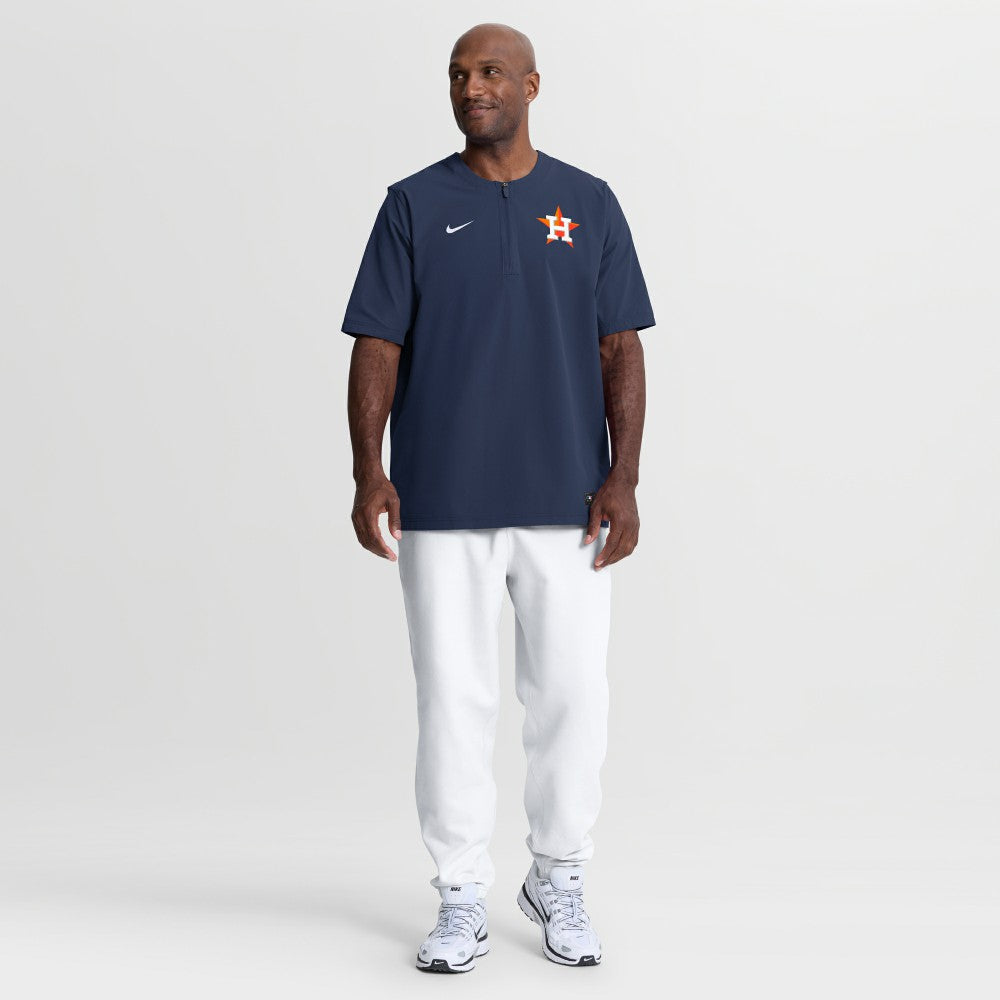 Houston Astros Nike Authentic Collection Dri-FIT Quarter-Zip Windshirt - Navy - Nike Lifestyle