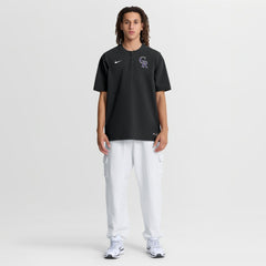 Colorado Rockies Nike Authentic Collection Dri-FIT Quarter-Zip Windshirt - Black - Nike Sale