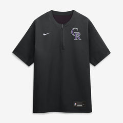 Colorado Rockies Nike Authentic Collection Dri-FIT Quarter-Zip Windshirt - Black - Nike Sale