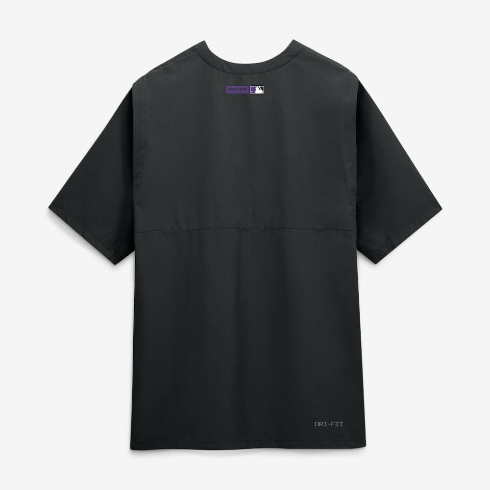 Colorado Rockies Nike Authentic Collection Dri-FIT Quarter-Zip Windshirt - Black - Nike Sale
