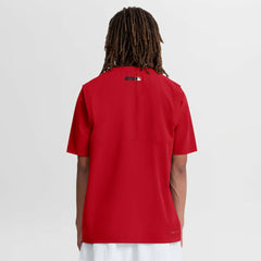 Cincinnati Reds Nike Authentic Collection Dri-FIT Quarter-Zip Windshirt - Red - Nike Lifestyle