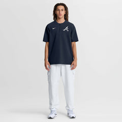Atlanta Braves Nike Authentic Collection Dri-FIT Quarter-Zip Windshirt - Navy - Nike Sale