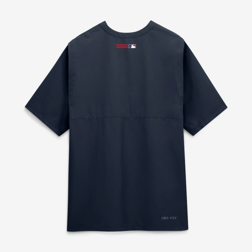 Atlanta Braves Nike Authentic Collection Dri-FIT Quarter-Zip Windshirt - Navy - Nike Sale