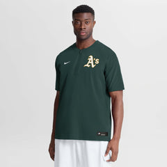 Athletics Nike Authentic Collection Dri-FIT Quarter-Zip Windshirt - Green - Nike Discount