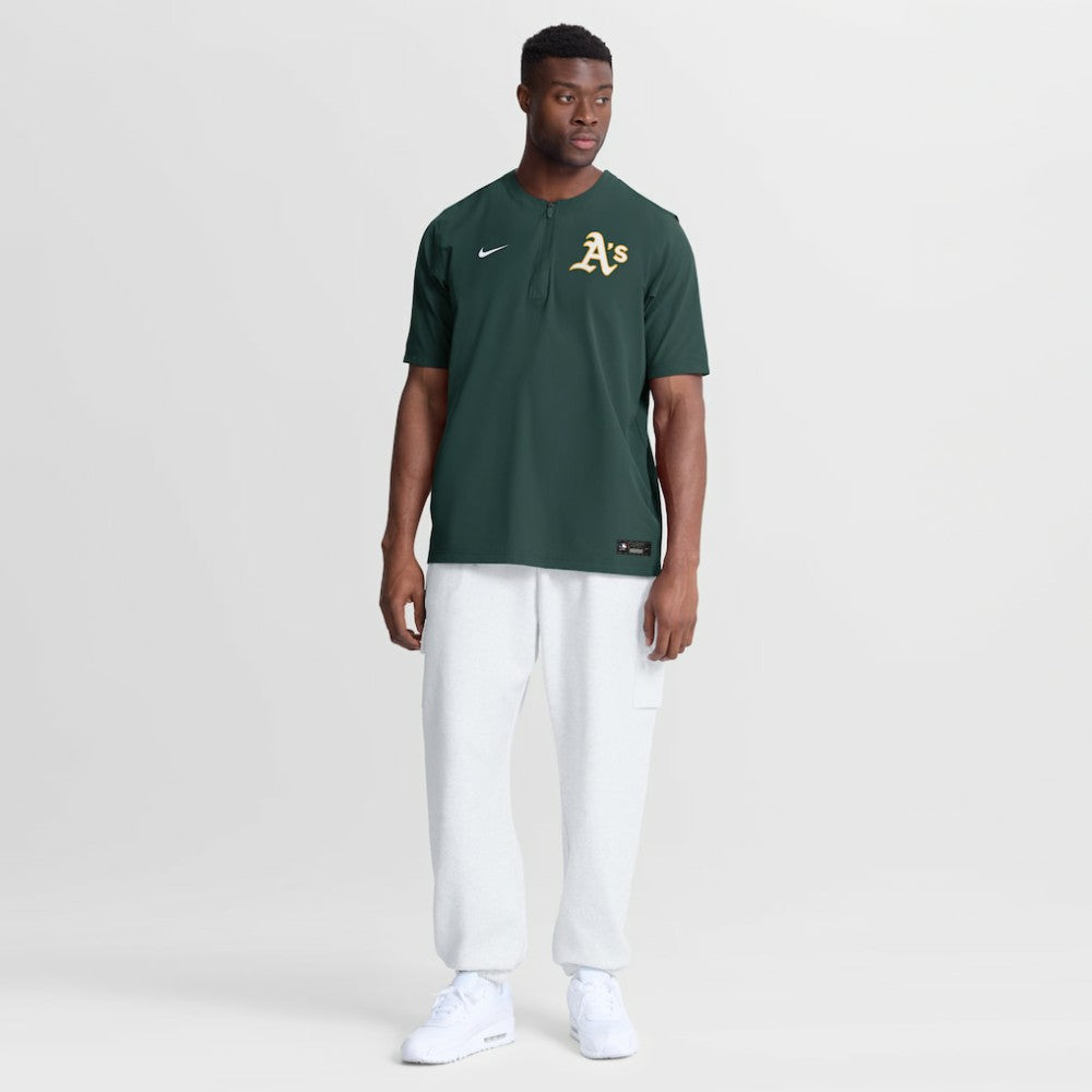 Athletics Nike Authentic Collection Dri-FIT Quarter-Zip Windshirt - Green - Nike Discount