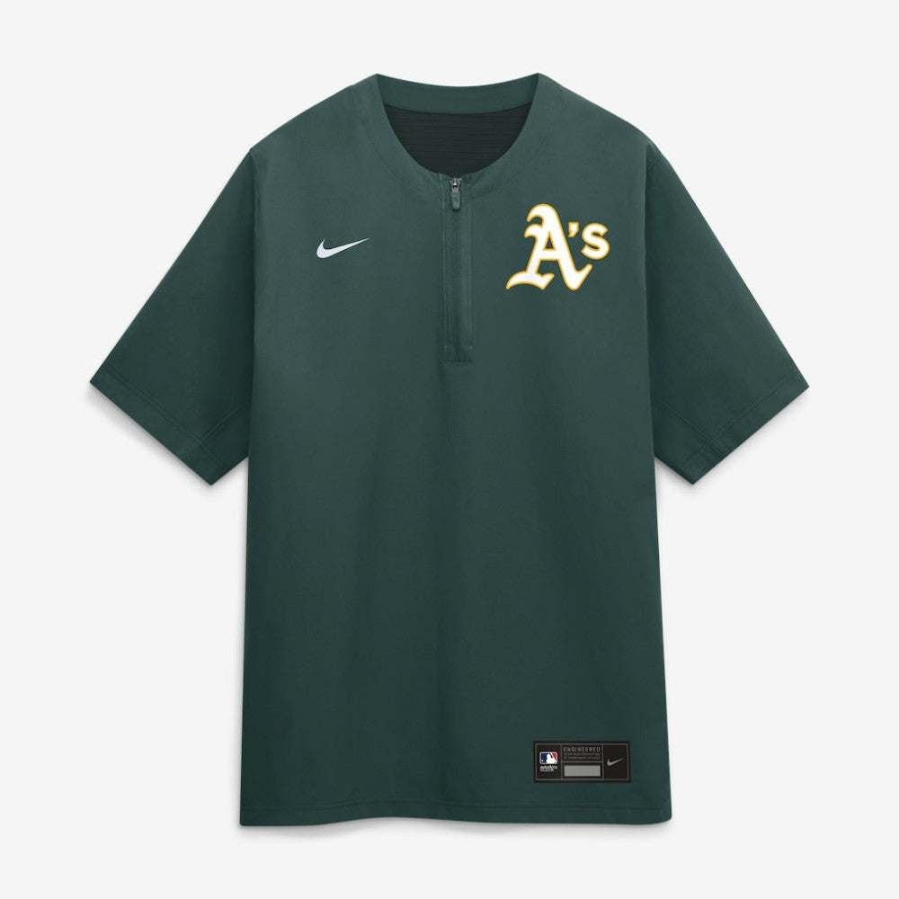 Athletics Nike Authentic Collection Dri-FIT Quarter-Zip Windshirt - Green - Nike Discount