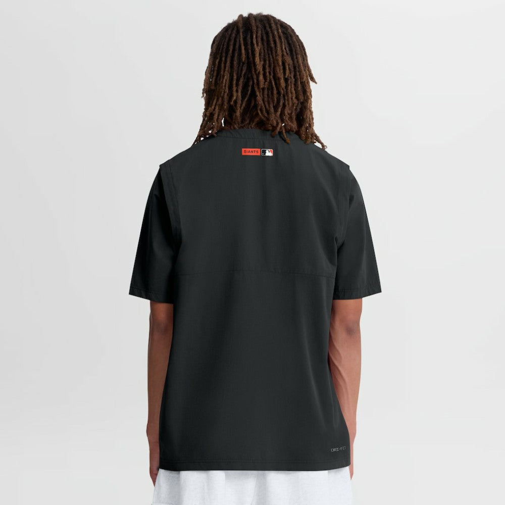 San Francisco Giants Nike Authentic Collection Dri-FIT Quarter-Zip Windshirt - Black - Nike Sale